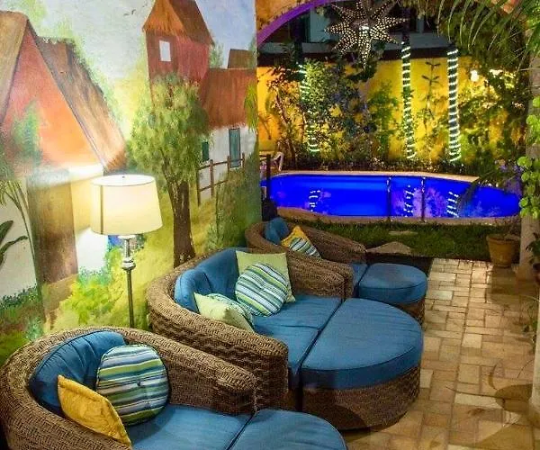 Your Mexican Hacienda Swimming Pool Jacuzzi & Spa Pousada Cozumel